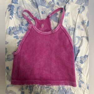 Free People Movement Pink Happiness Runs Crop Tank Size XS/S
